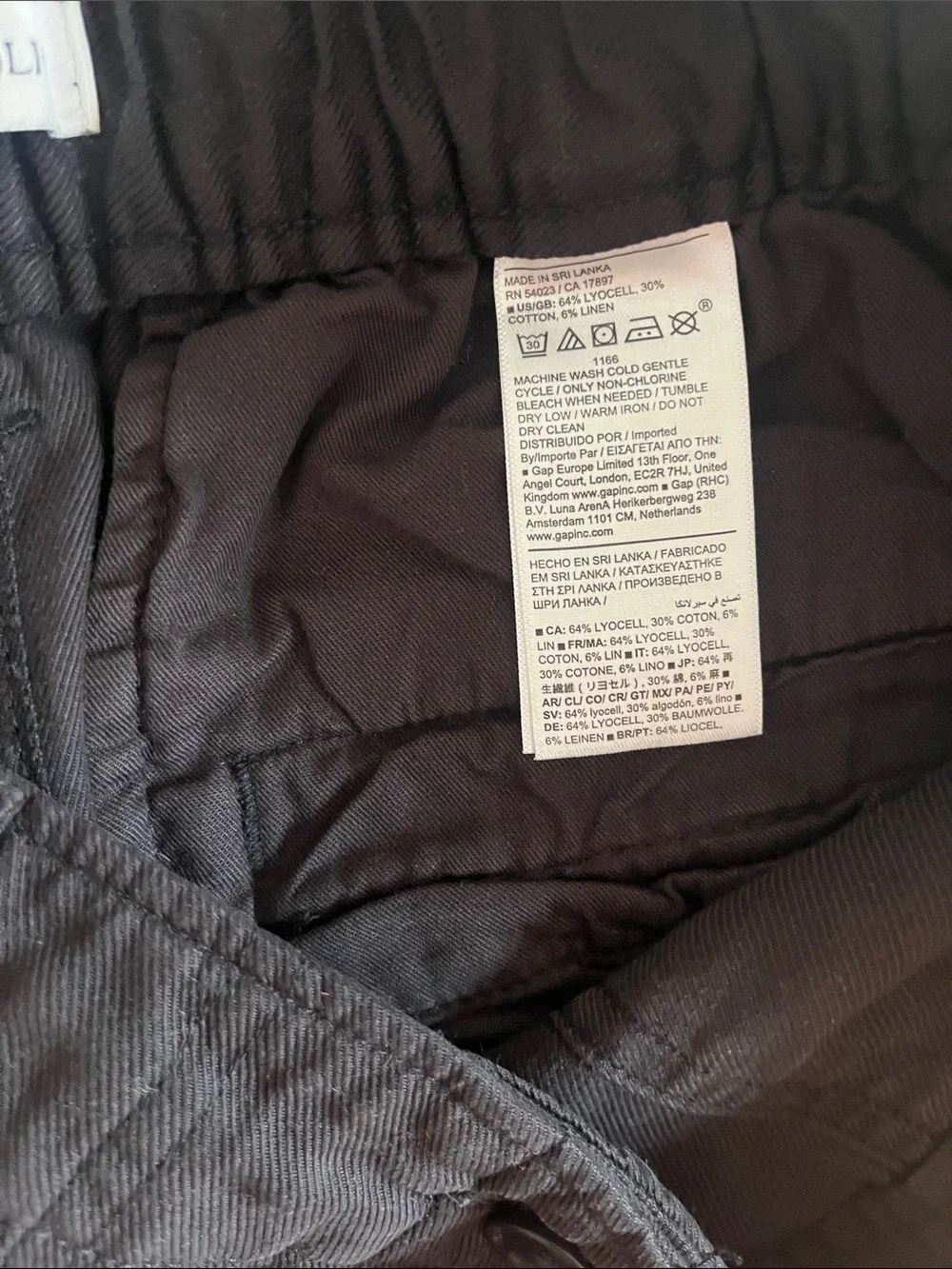 Banana Republic SUPER-SOFT SOMA HIGH-RISE RELAXED BARREL LEG PANT black size M